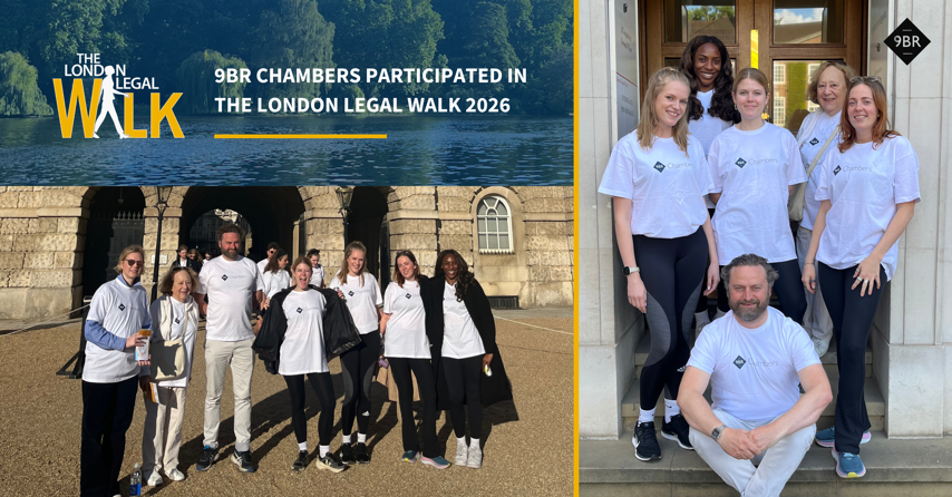 9BR Chambers (Barristers Chambers London) participated in the London Legal Walk 2026